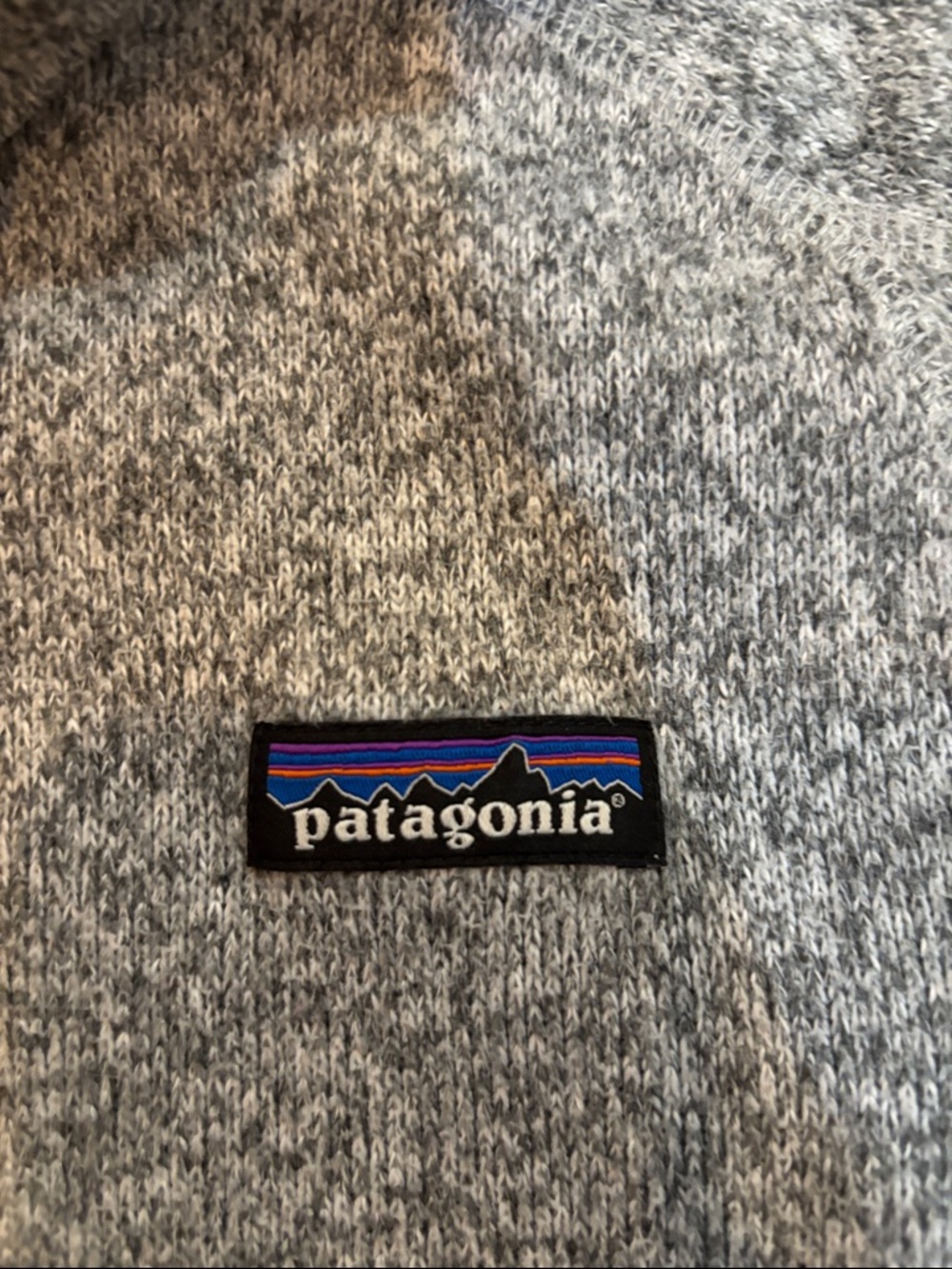 Patagonia Light Gray zip up Jacket - Full Zip - Picture 5 of 6